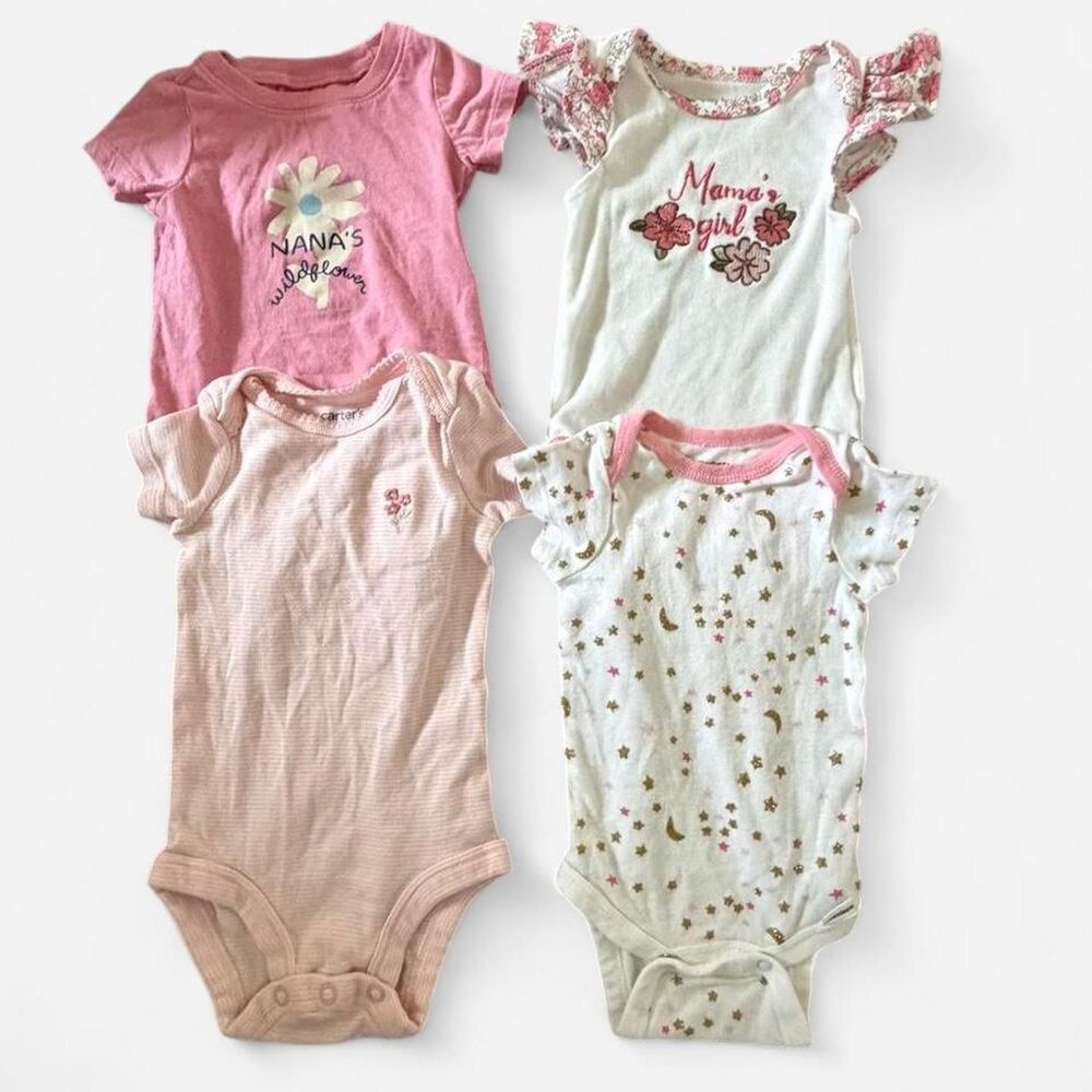 Baby Girl Onesie Bundle Size 0-3 Months